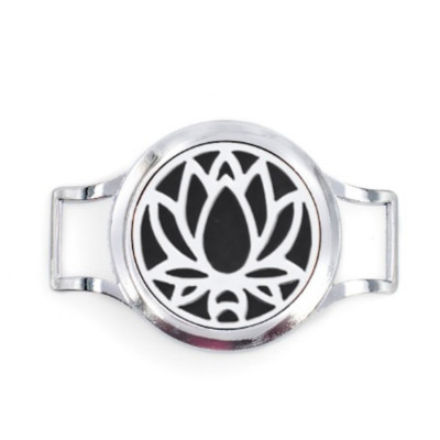 médaillon pour bracelet diffuseur fleur de lotus