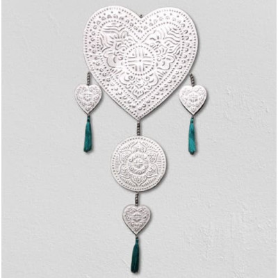 Mobile décoratif de Bali blanc