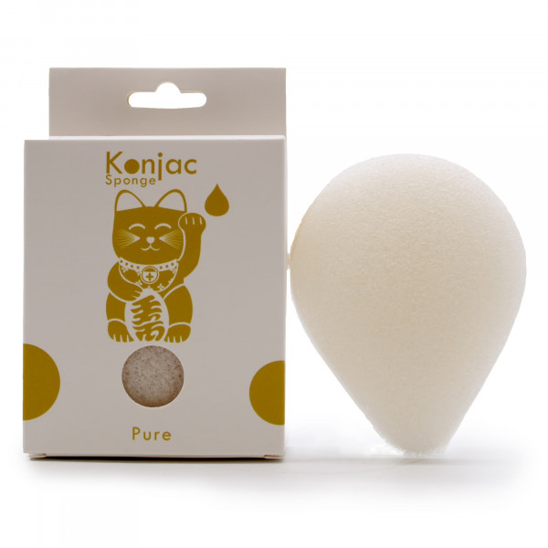 Éponge Konjac - Naturelle - Peaux sensibles