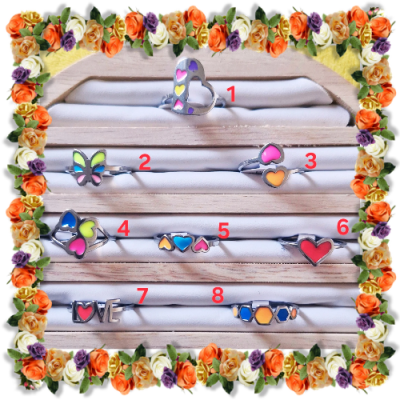 Bague colorée taille 59