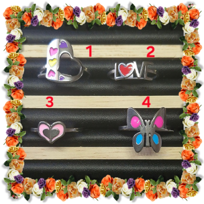 Bague colorée taille 60