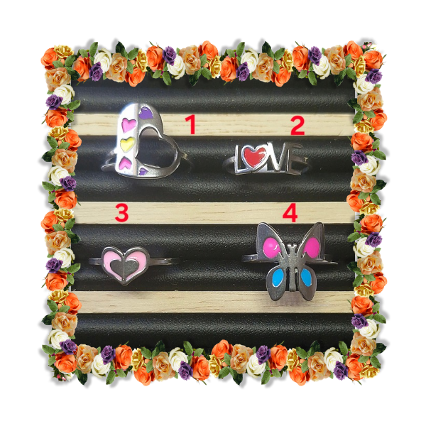 Bague colorée taille 60