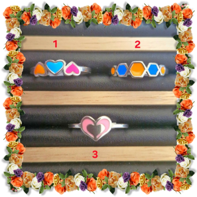 Bague colorée taille 61