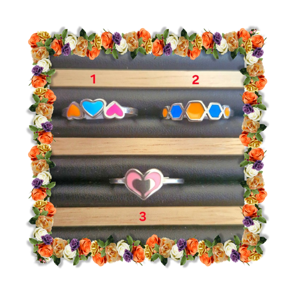 Bague colorée taille 61