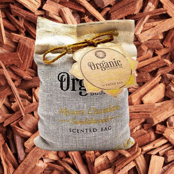 Sachet parfumé 100% naturel "bois de santal"