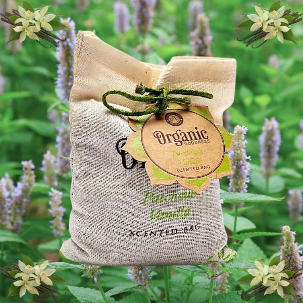 Sachet parfumé 100% naturel "patchouli-vanille"