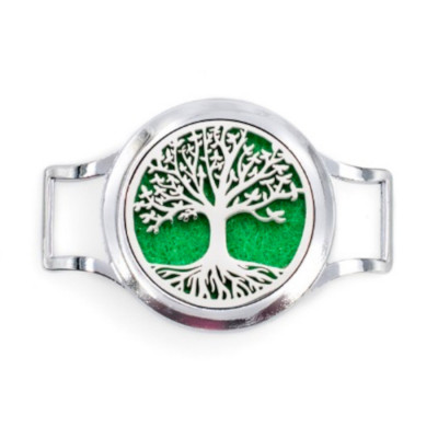 Médaillon diffuseur arbre de vie pour bracelet